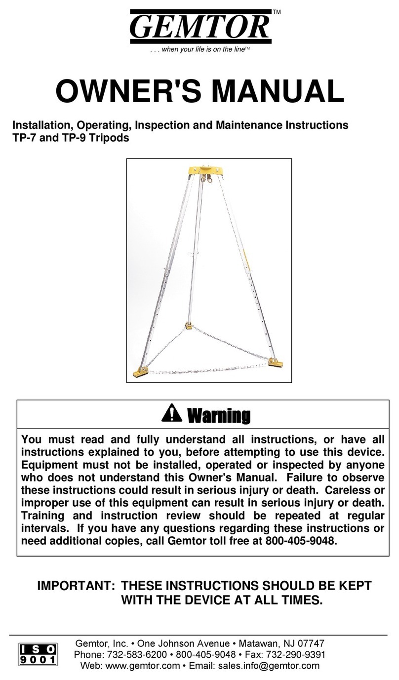 Gemtor TP-7 owner's manual