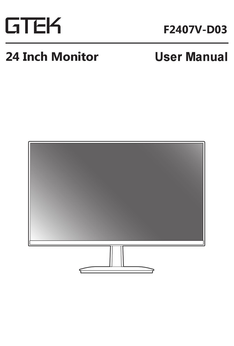 G-Tek F2407V-D03 User manual