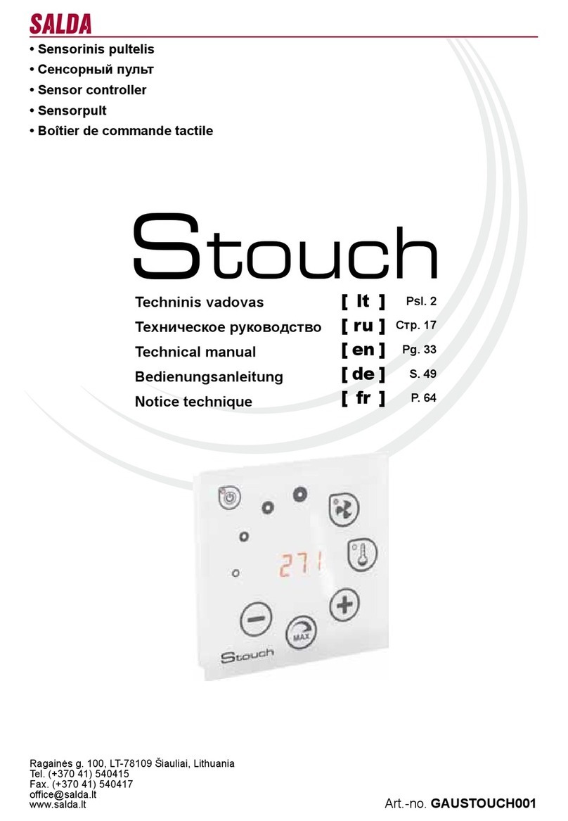 Salda Stouch User manual
