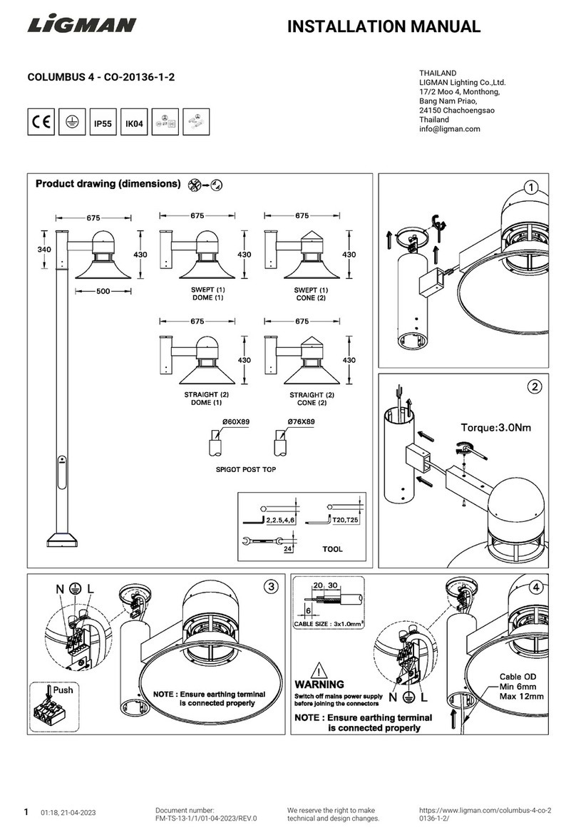 LIGMAN COLUMBUS 4 User manual