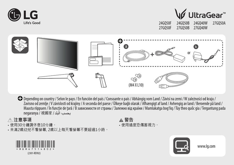LG UltraGear 27GQ40W User manual