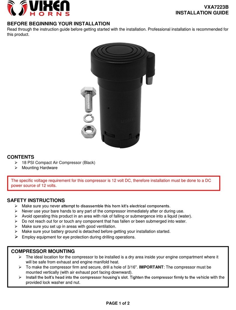 Vixen Horns VXA7223B installation guide