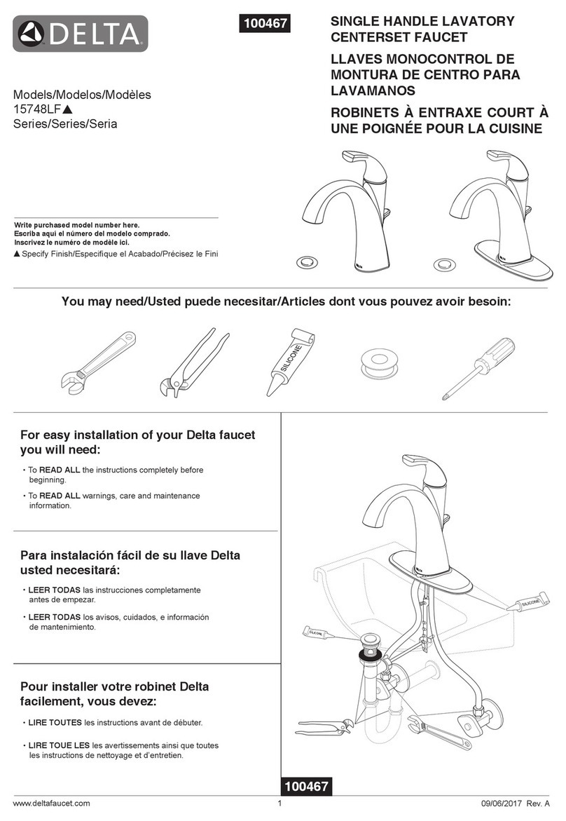 Delta 15748LF Series User manual