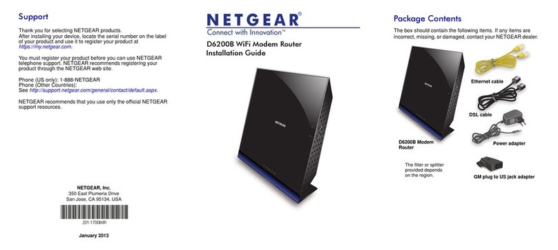 NETGEAR D6200B installation guide
