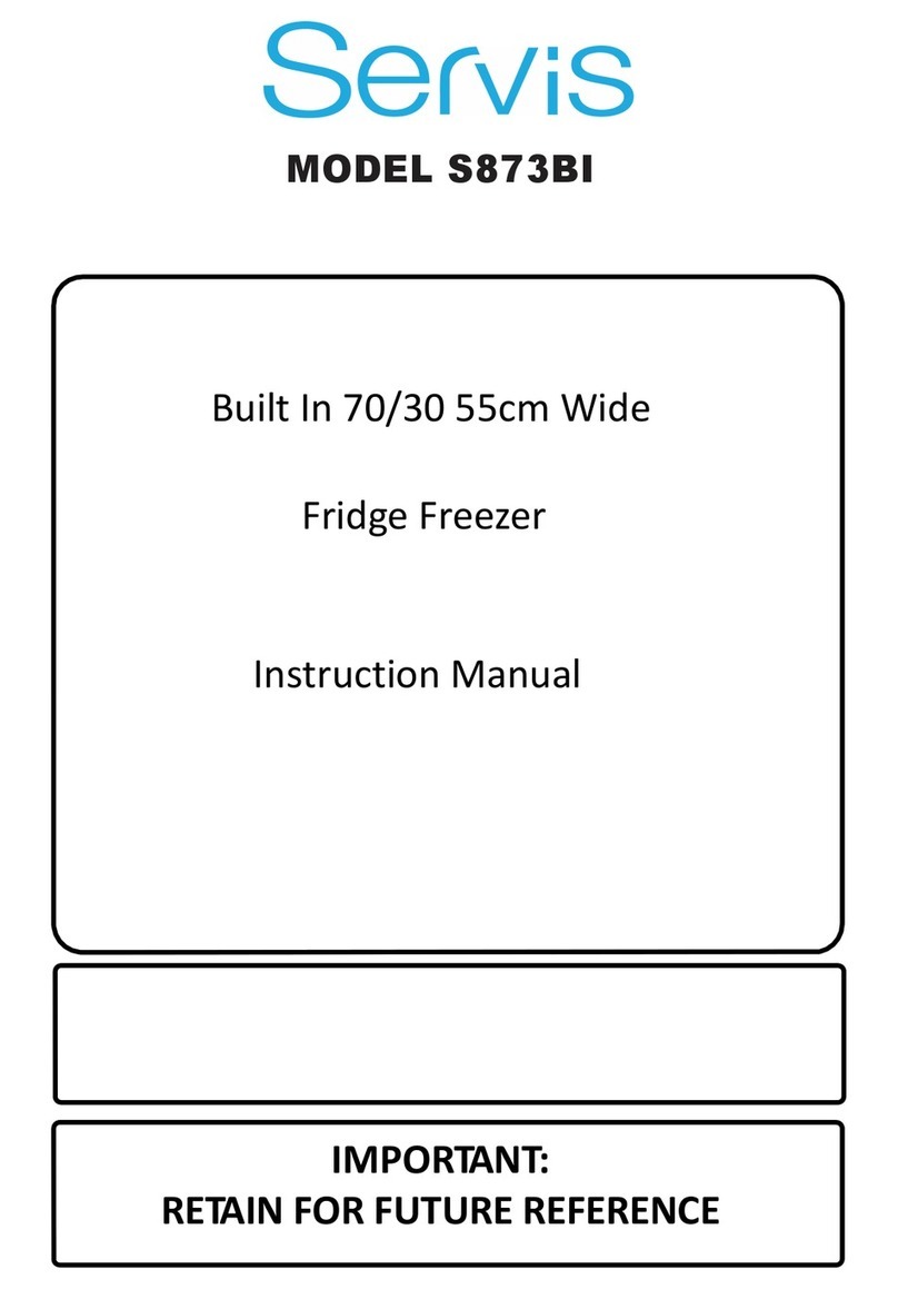 SERVIS S873BI instruction manual