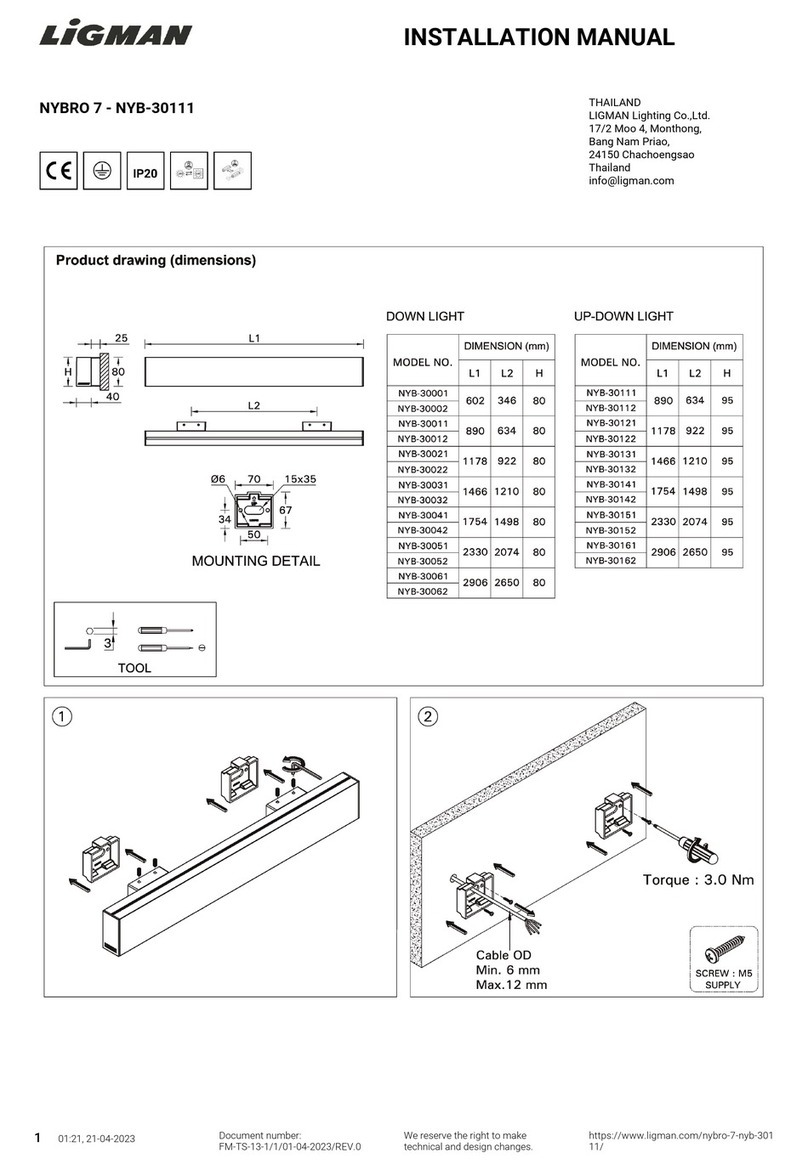 LIGMAN NYB-30111 User manual