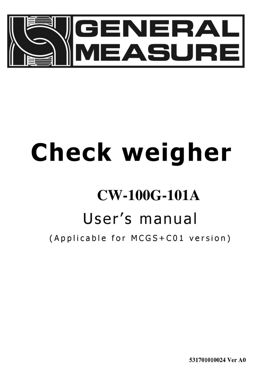 General Measure CW-100G-101A user manual General Measure CW-100G-101A user manual