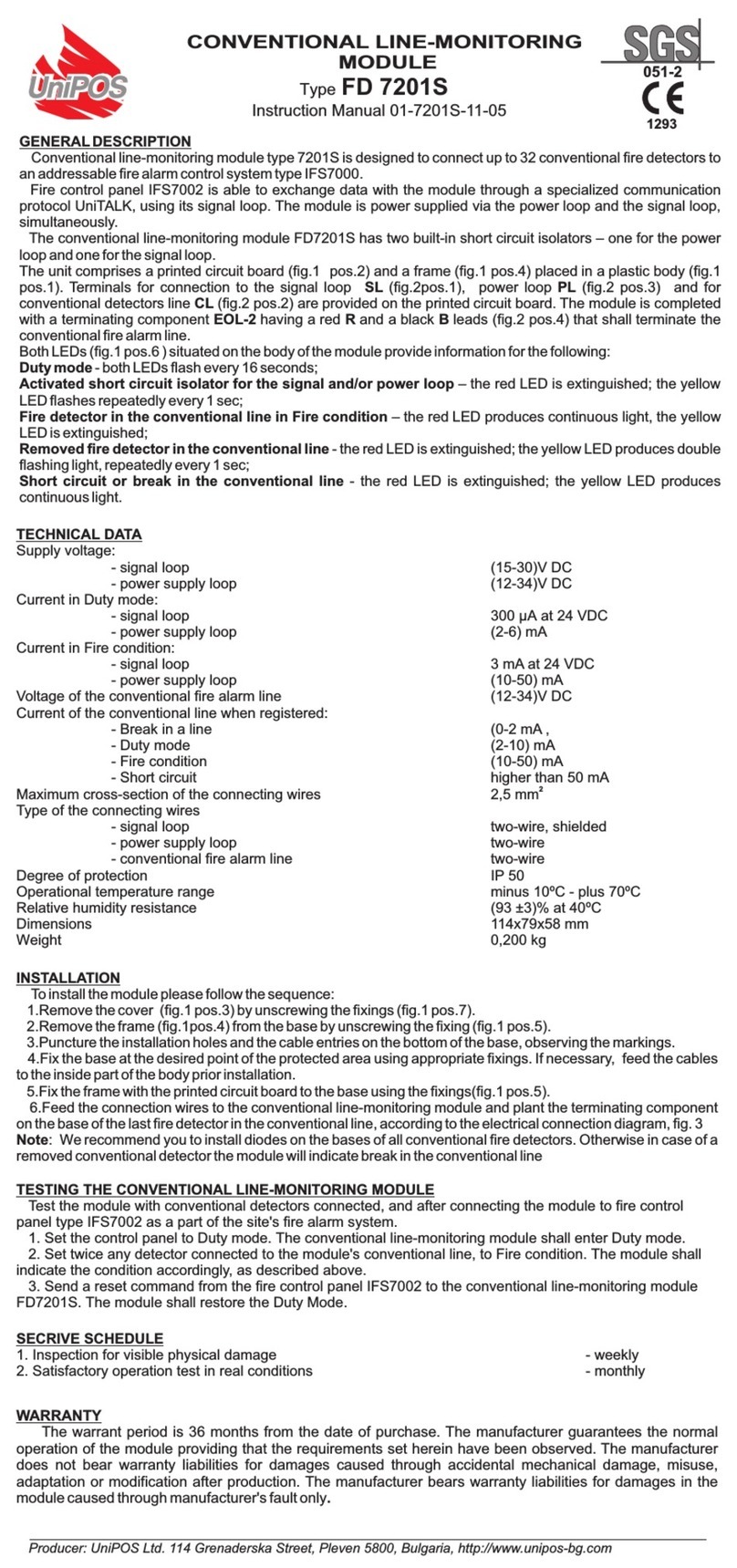 UniPOS FD 7201S instruction manual