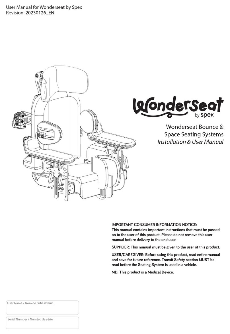 SPEX Wonderseat Bounce Instruction Manual SPEX Wonderseat Bounce Instruction Manual