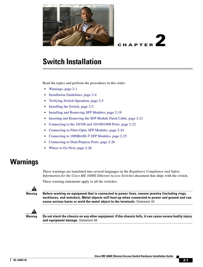 Cisco ME 3400E Manual