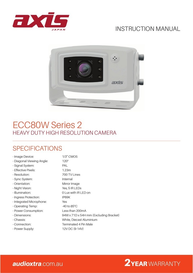 Axis ECC80W 2 Series instruction manual
