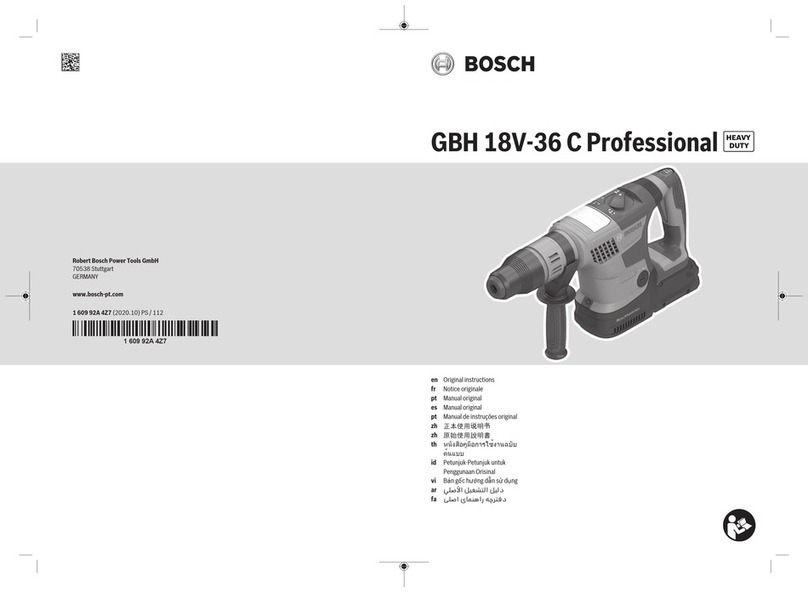 Bosch 0611915001 User manual