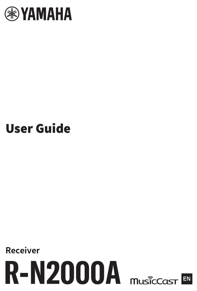 Yamaha MusicCast R-N2000ASL User manual