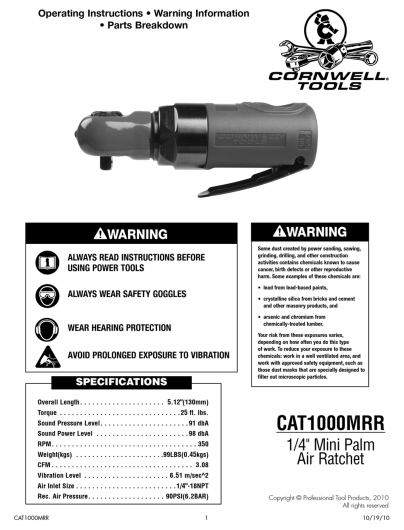Cornwell Tools CAT1000MRR operating instructions