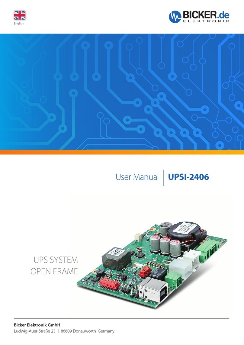 Bicker Elektronik UPSI-2406 user manual
