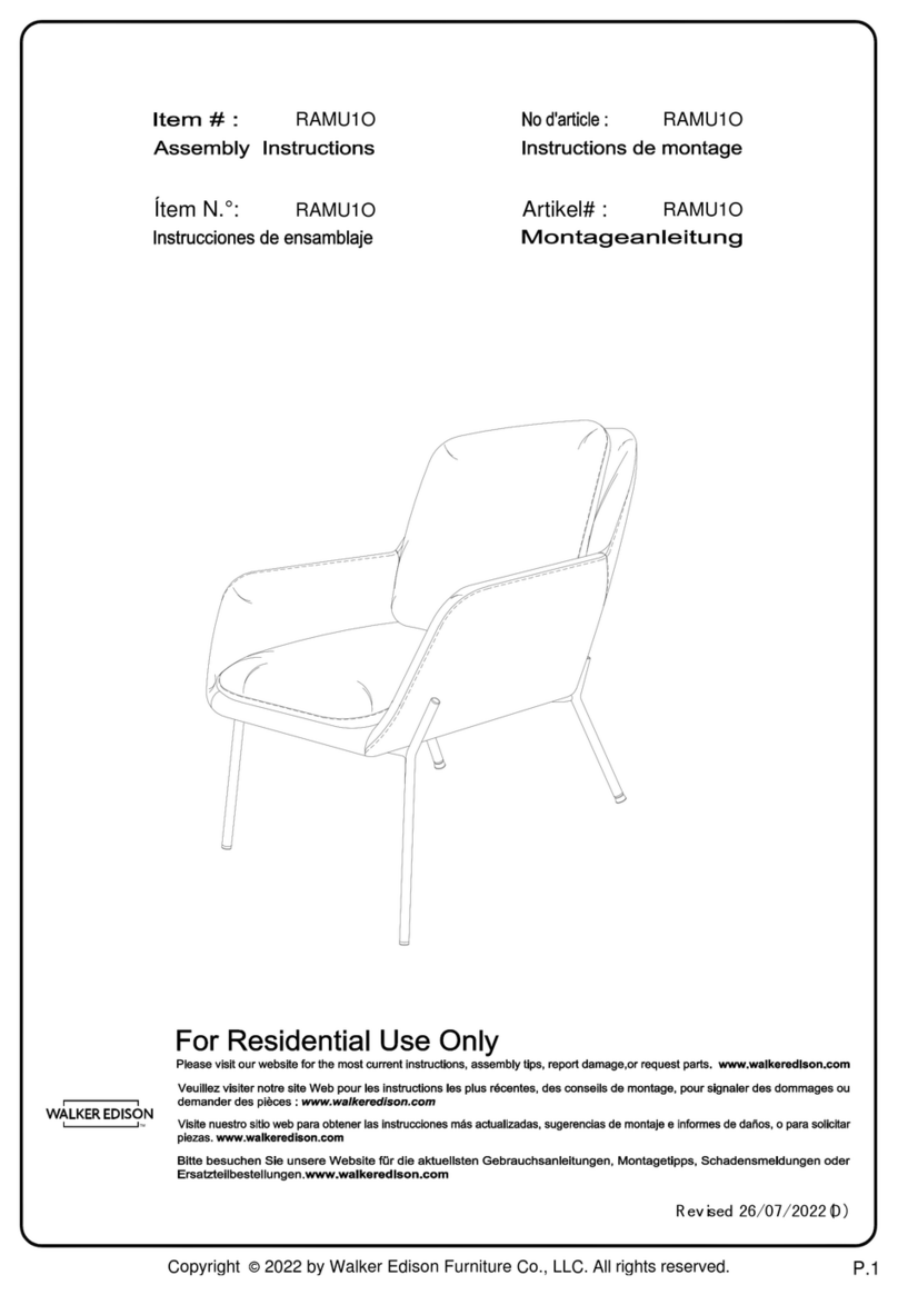 Walker Edison RAMU1O User manual