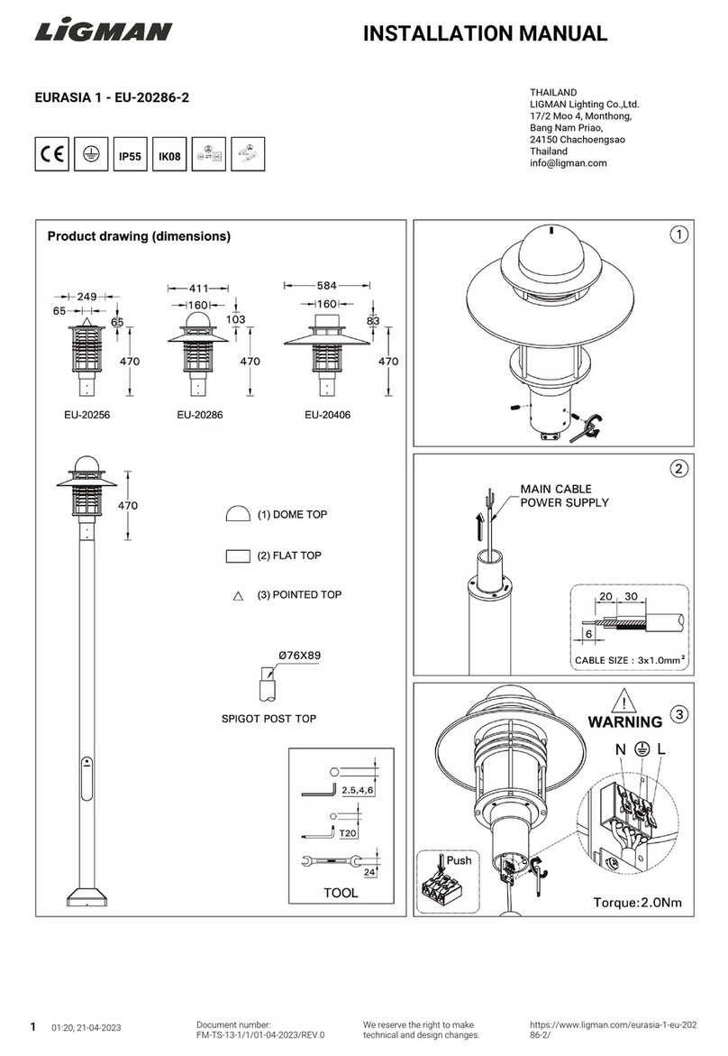 LIGMAN EU-20286-2 installation manual