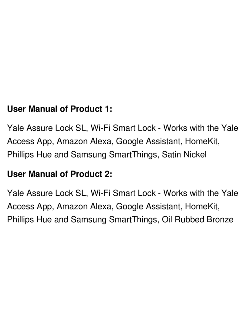 Assa Abloy Yale Assure Lock with Wi-Fi user manual