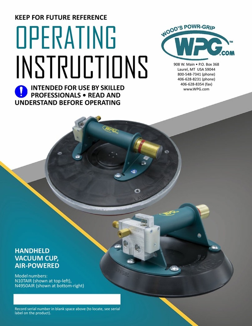 WPG N10TAIR operating instructions