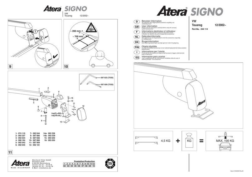 Atera SIGNO 044 114 User information