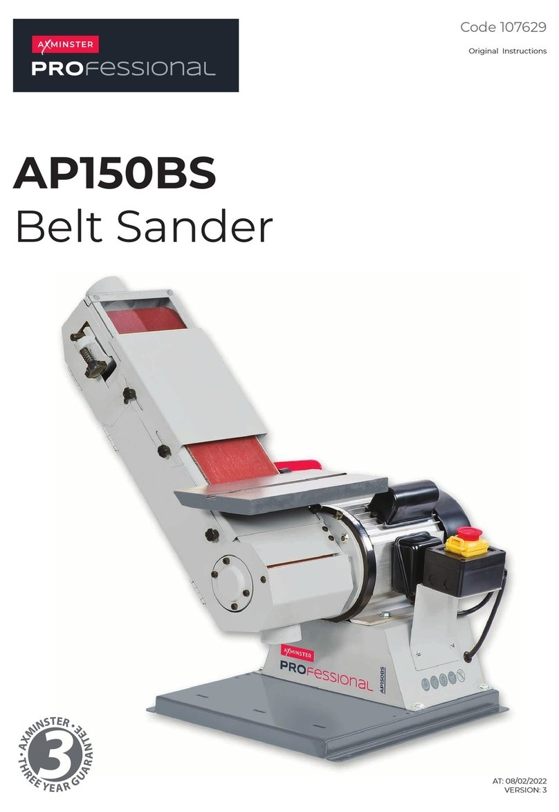 Axminster PROFESSIONAL AP150BS instruction manual