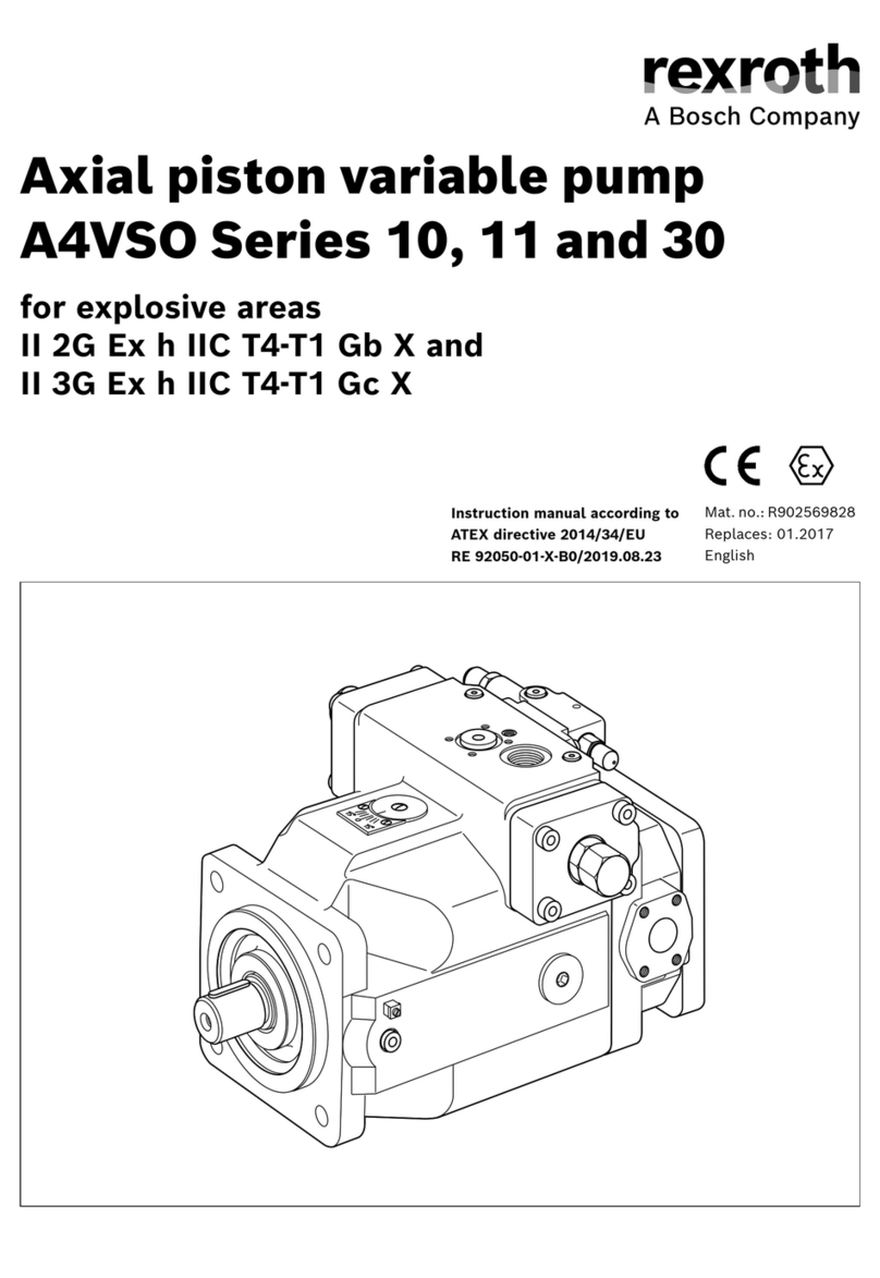 Bosch rexroth A4VSO 10 Series instruction manual