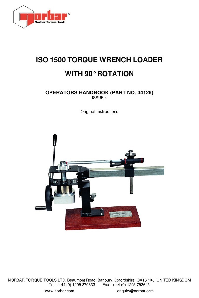 norbar ISO 1500 Operator's handbook