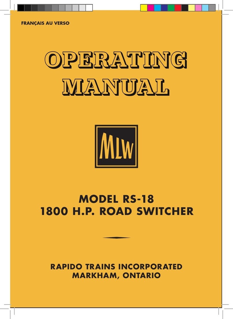 Rapido MLW RS-18 operating manual