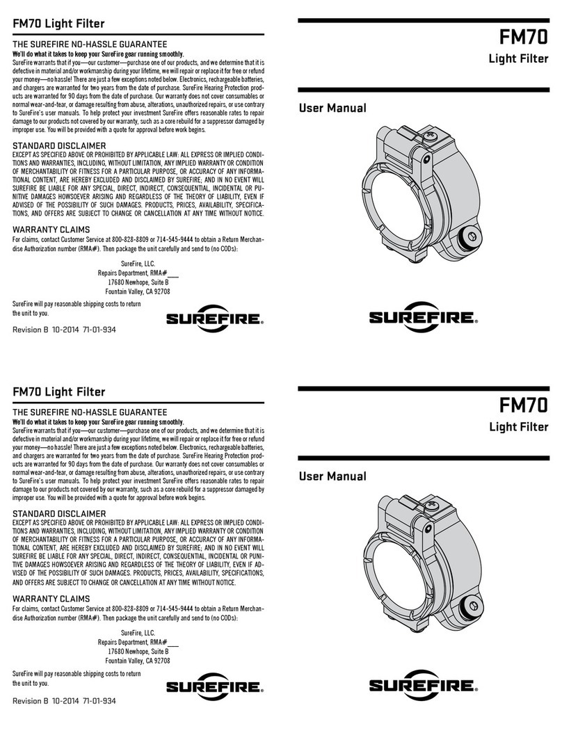 Surefire FM70 user manual