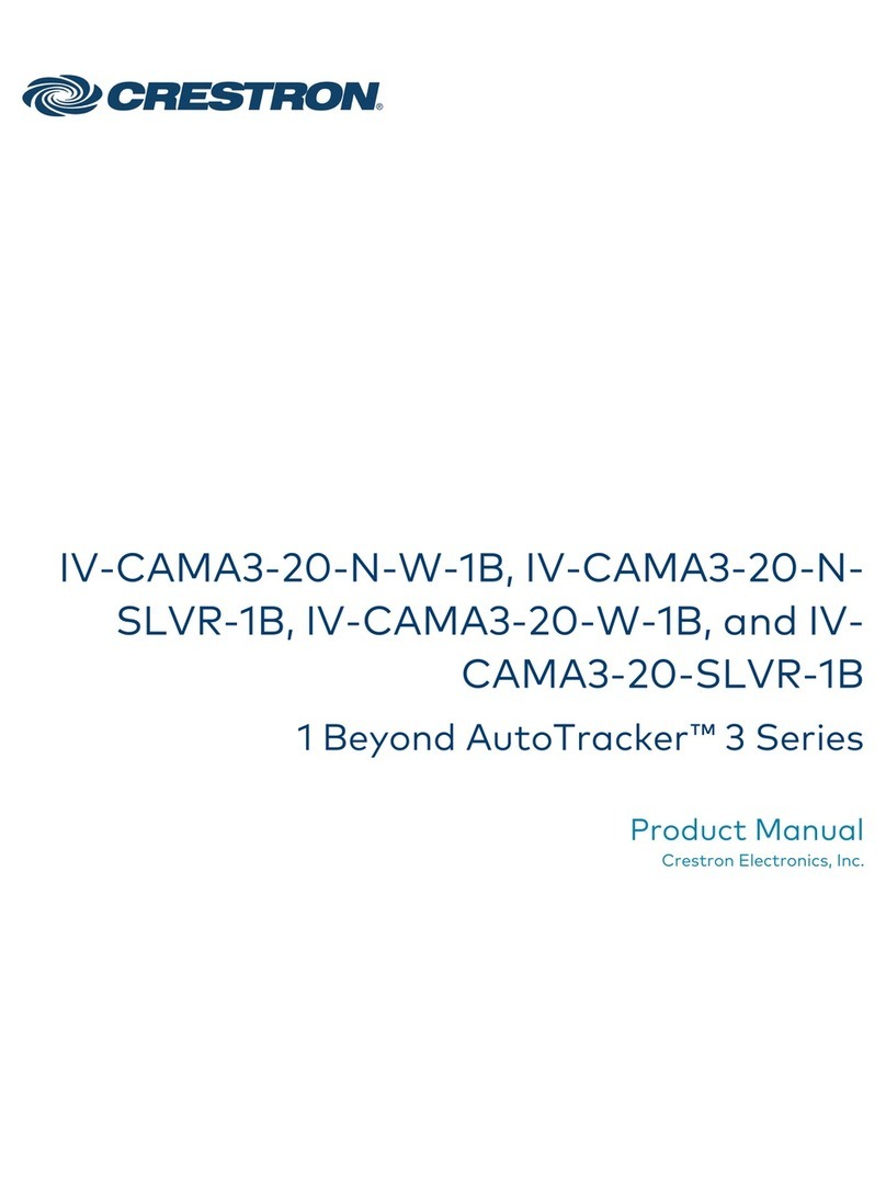Crestron 1 Beyond AutoTracker 3 Series product manual