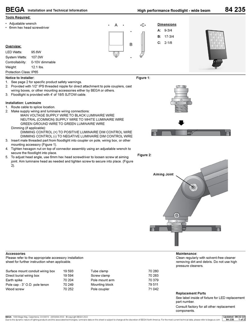BEGA 84 235 Manual
