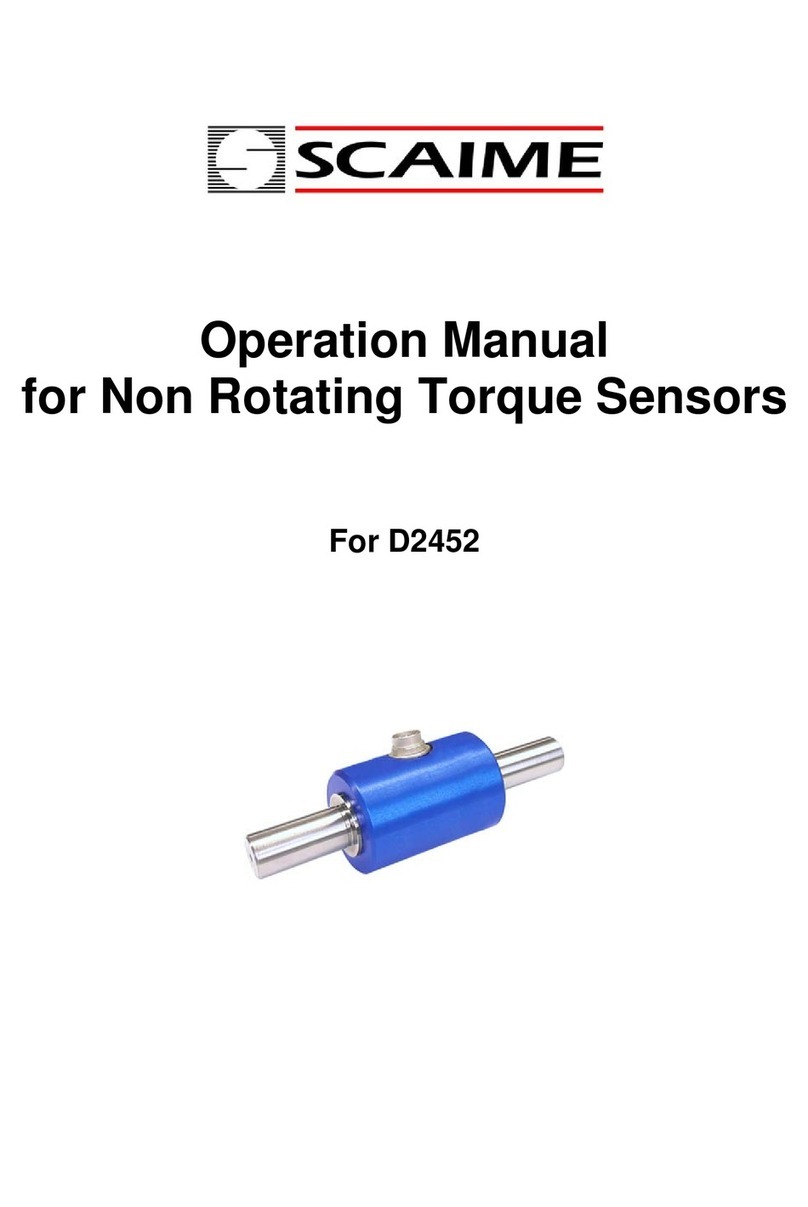 Scaime D2452 Operation manual