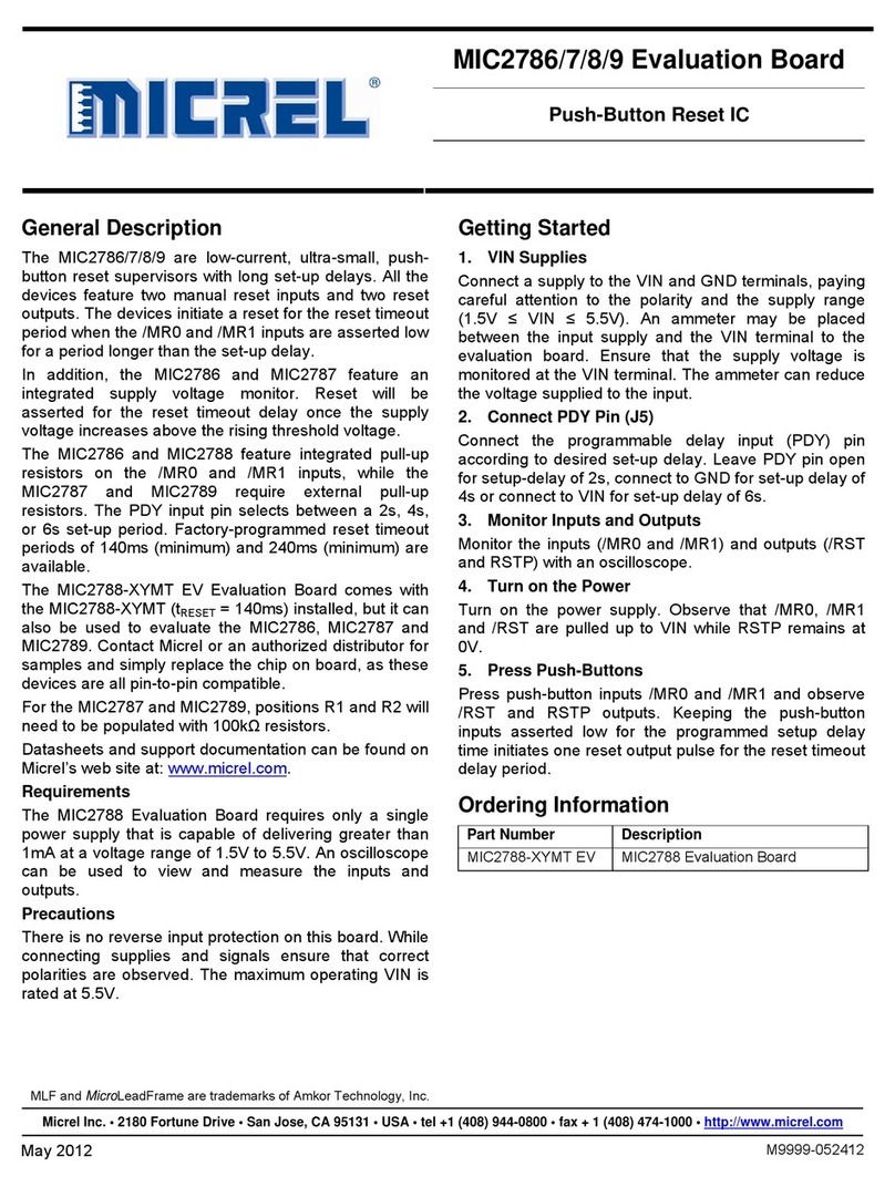 Micrel MIC2786 quick start guide