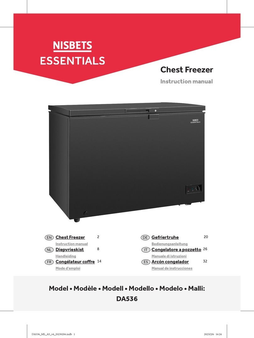 NISBETS ESSENTIALS DA536 instruction manual