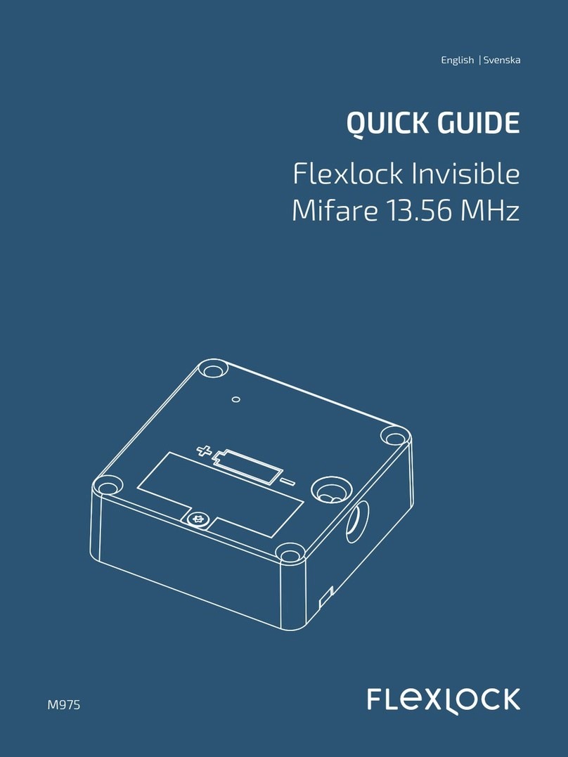 Flexlock Invisible Mifare quick guide