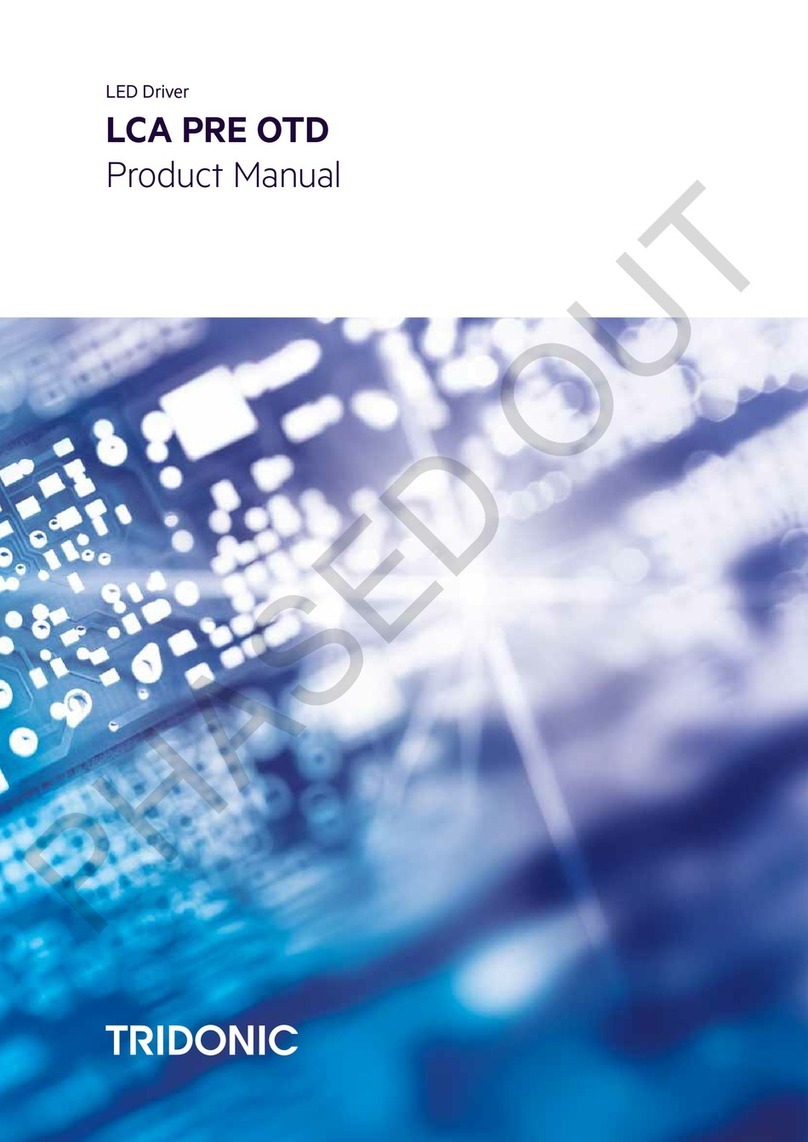 Tridonic LCA PRE OTD product manual