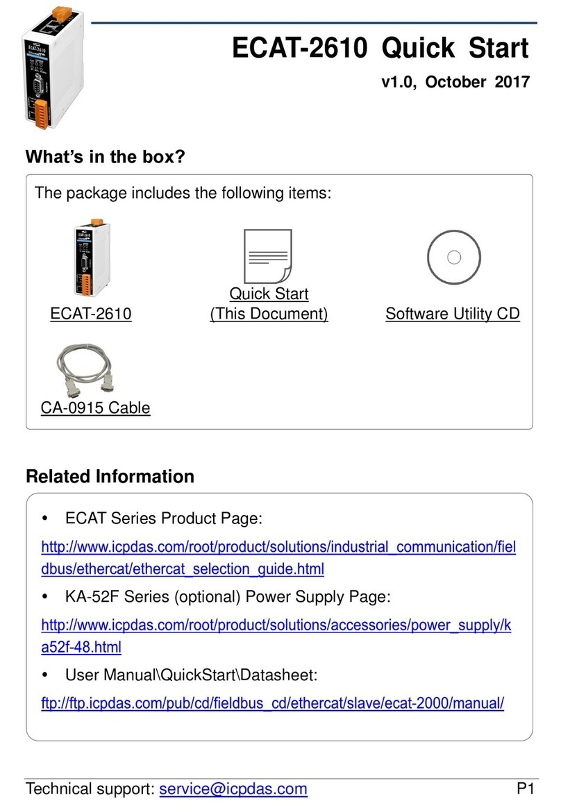 ICP DAS USA ECAT-2610 quick start