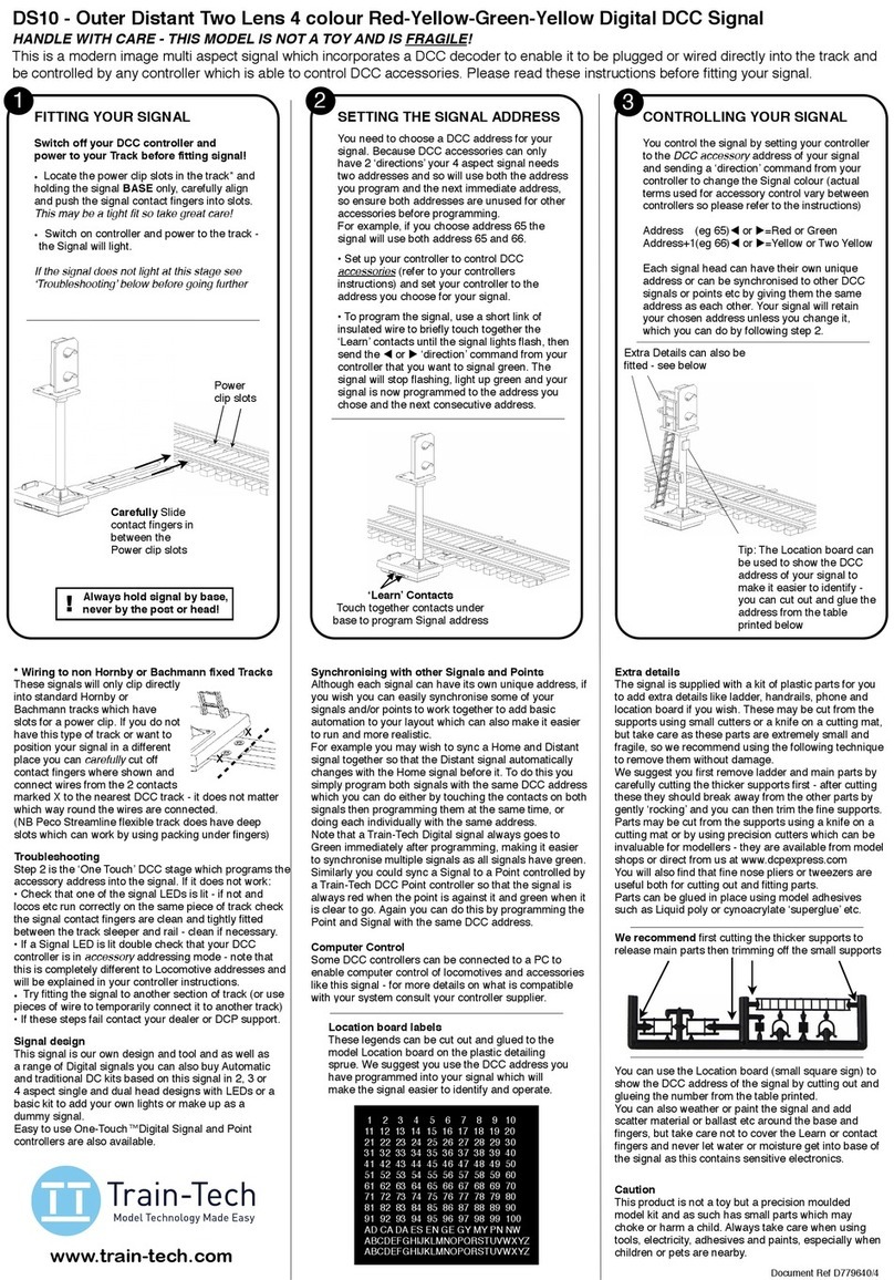 Train-Tech DS10 instructions