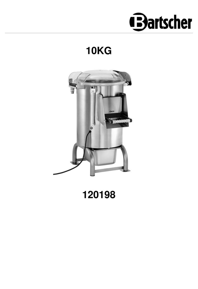 Bartscher 120198 User manual
