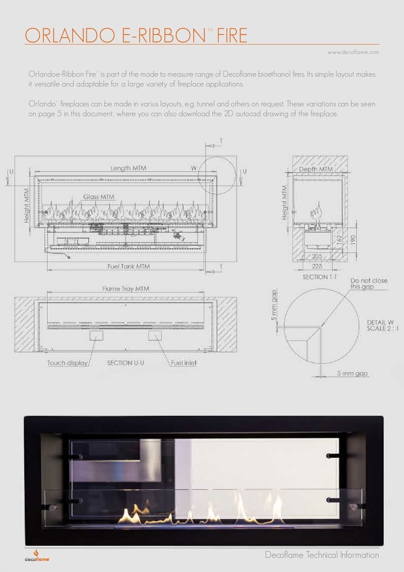 decoflame Orlando e-Ribbon Fire manual decoflame Orlando e-Ribbon Fire manual