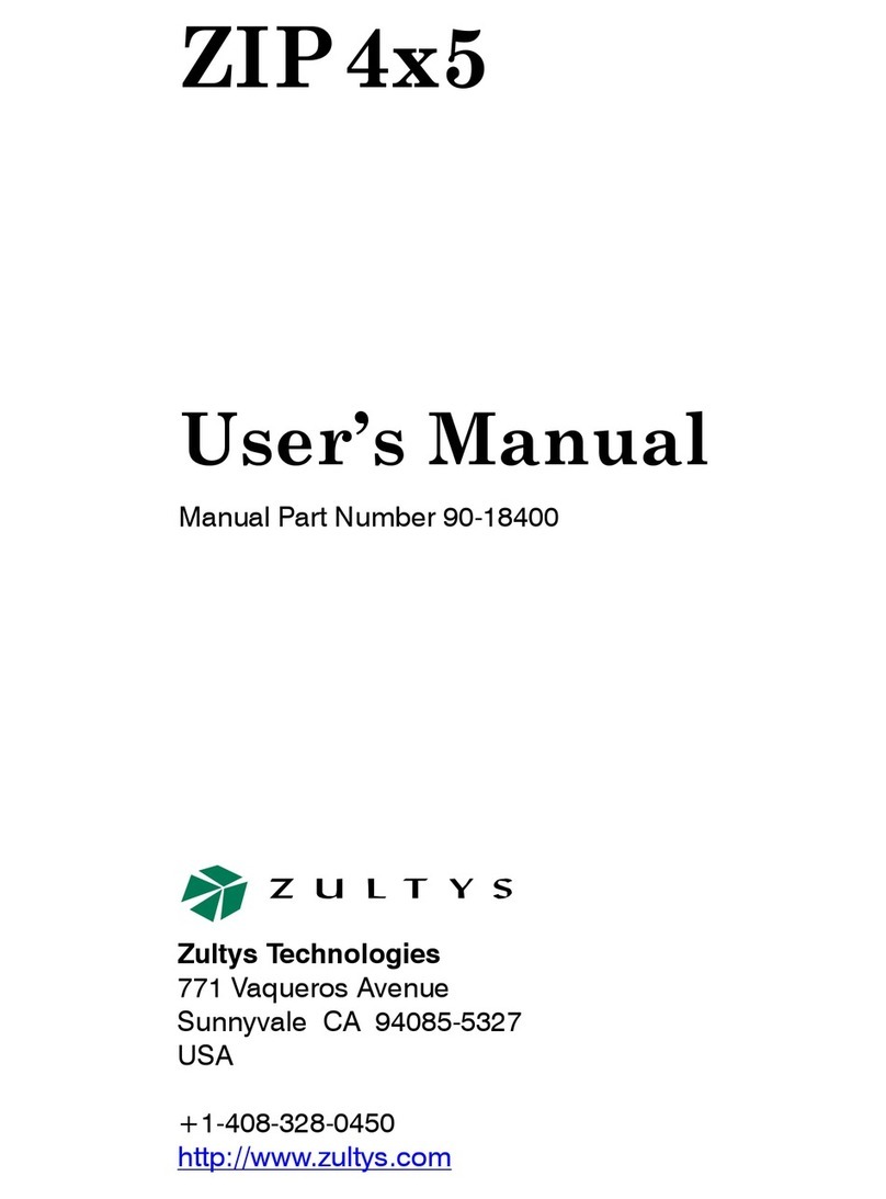 Zultys ZIP 4 5 Series user manual