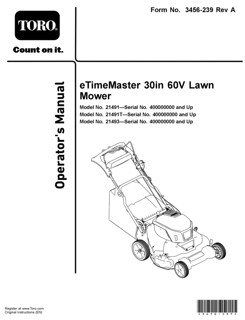 Toro eTimeMaster 21491 Operator's manual