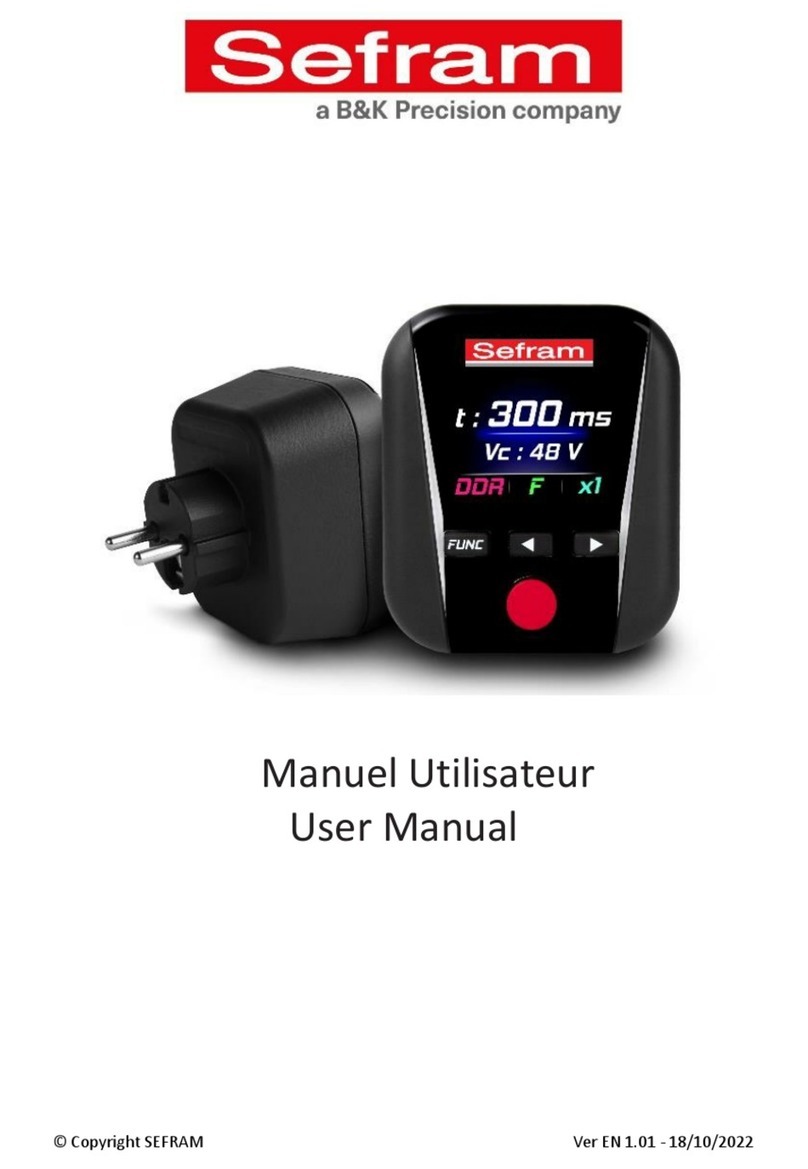 B+K precision Sefram MW9325 User manual