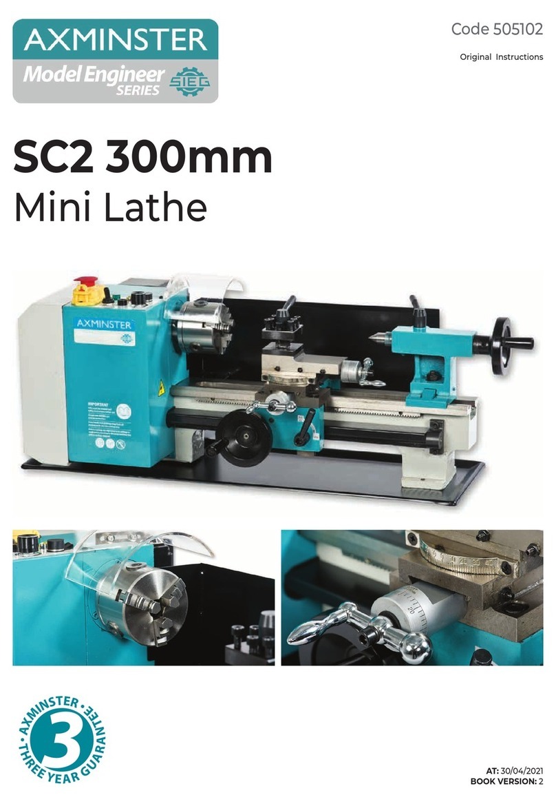 Axminster Engineer Series User manual