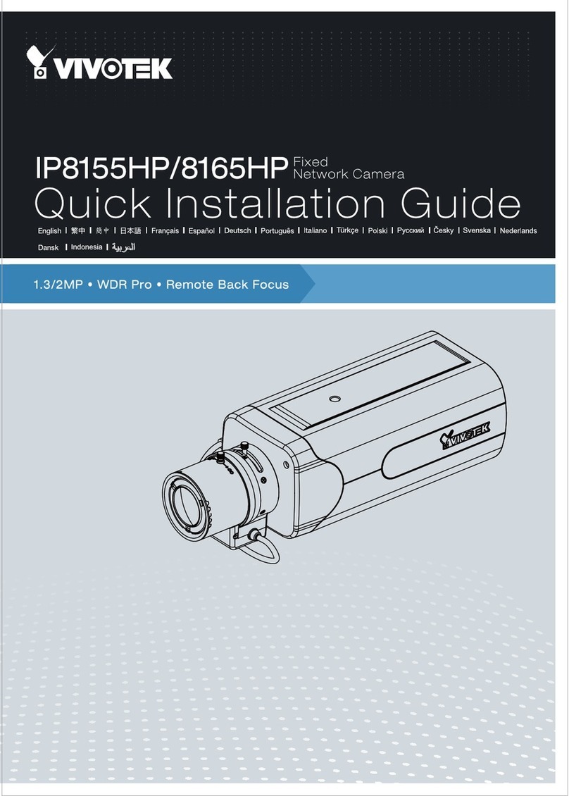 Vivotek ip8155hp Quick installation guide