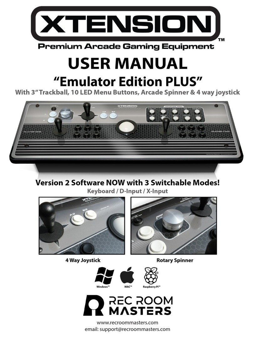 REC ROOM MASTERS XTENSION Emulator Edition PLUS User manual