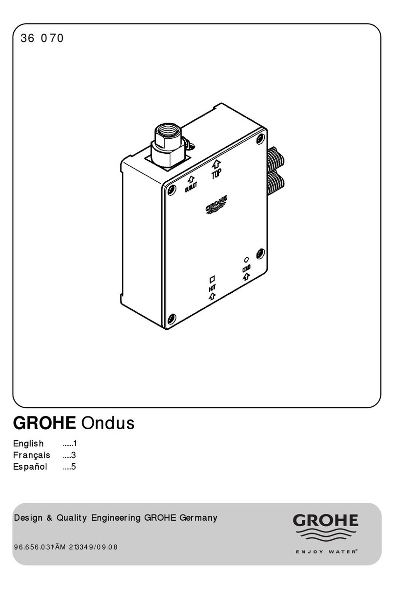 Grohe Ondus 36 070 User manual Grohe Ondus 36 070 User manual