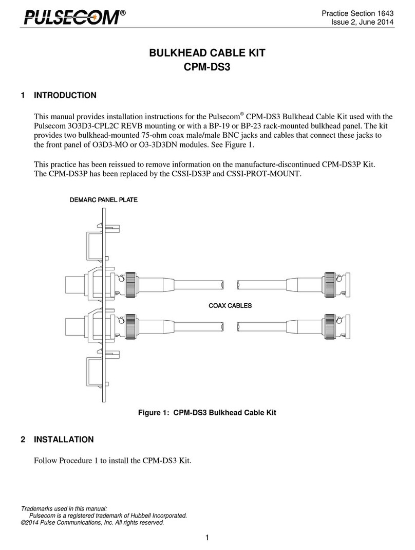 PULSECOM CPM-DS3 manual