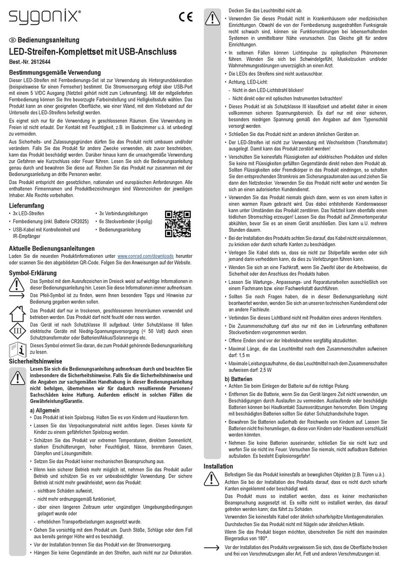 Sygonix SY-5225288 operating instructions
