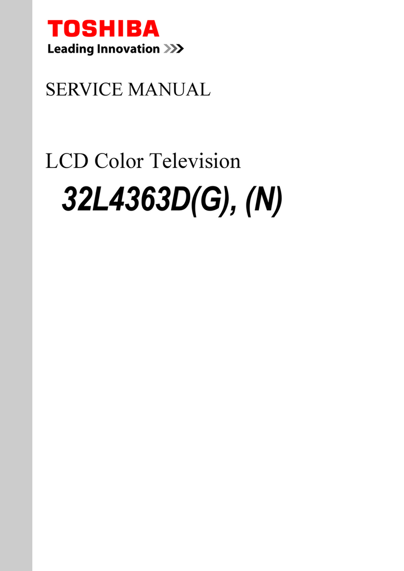 Toshiba 32L4363D User manual